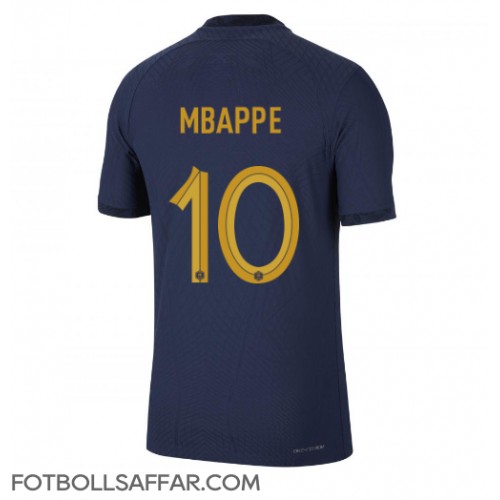 Frankrike Kylian Mbappe #10 Hemmatröja VM 2022 Kortärmad